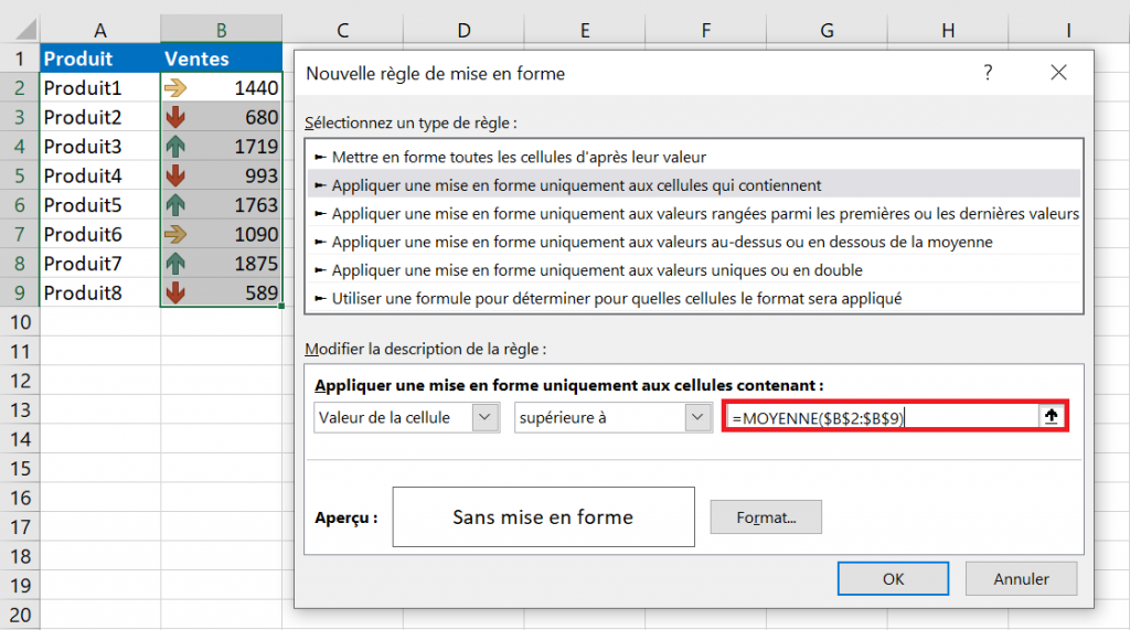 Comment Utiliser La Mise En Forme Conditionnelle Dans Excel