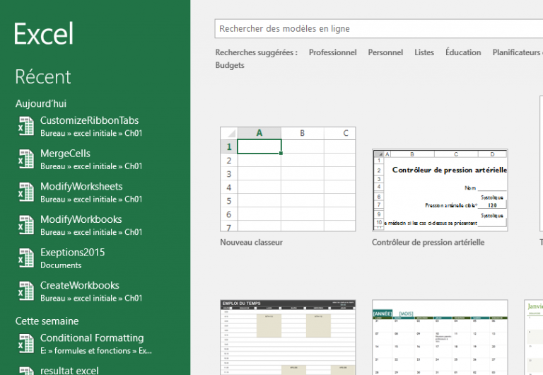 Créer Des Classeurs Dans EXCEL