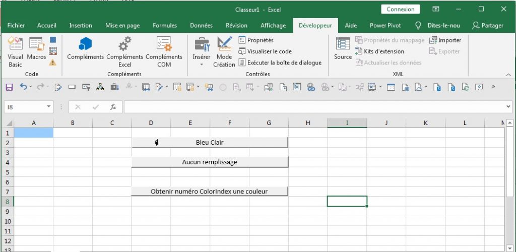 Comment Changer les couleurs d'arrièreplan dans Excel VBA