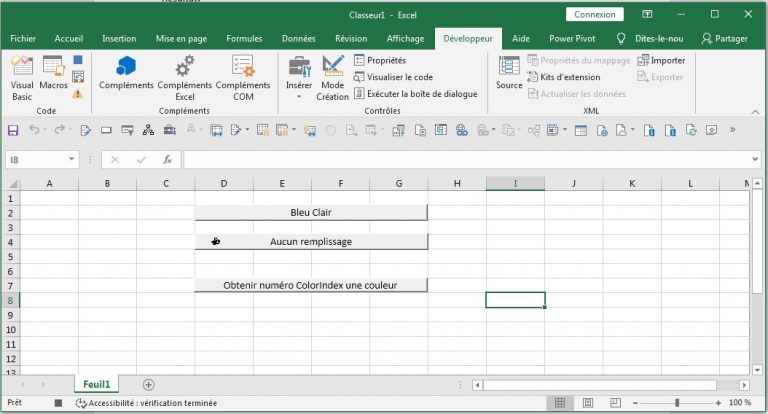 Comment Changer les couleurs d'arrièreplan dans Excel VBA